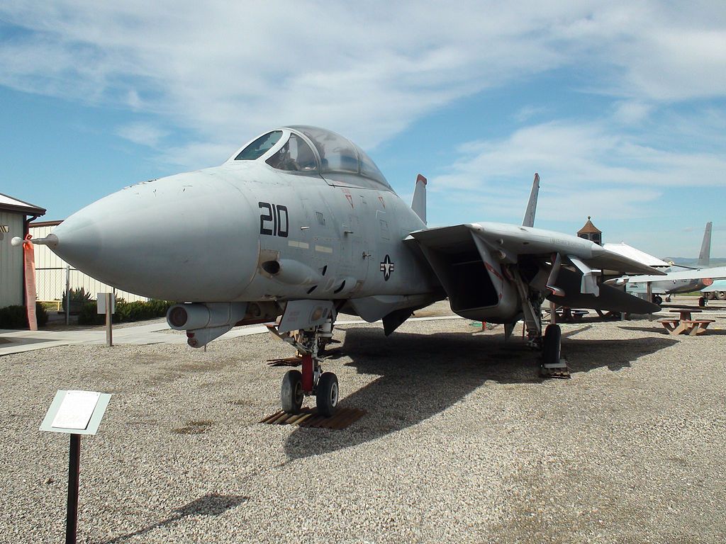 An aircraft on the grounds of Estrella Warbirds Museum