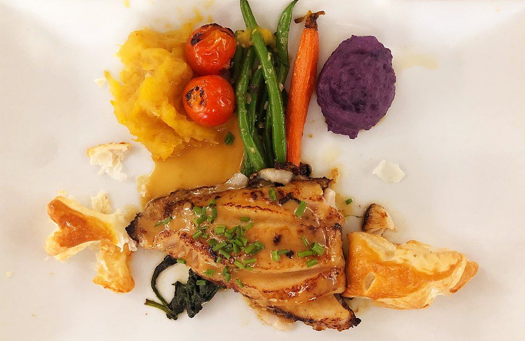 A fish dish at Paso Robles