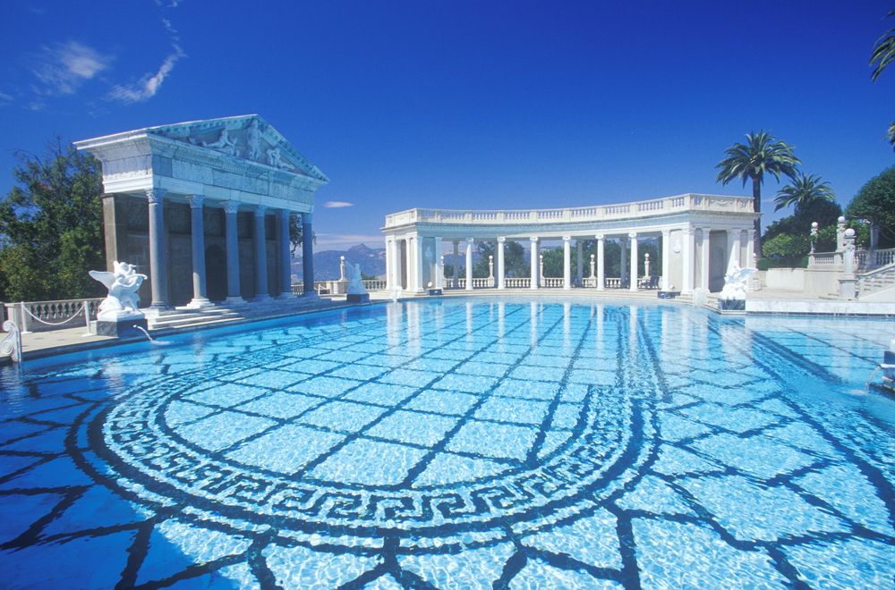 Hearst Castle's neptune pool