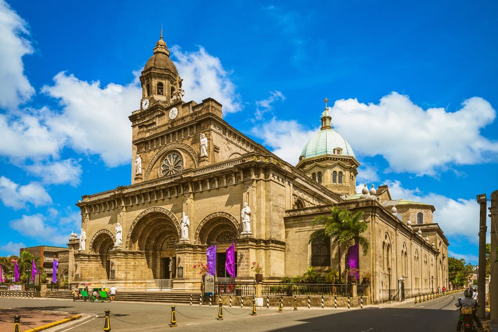 Manila Cathedral in Intramuros, Manila