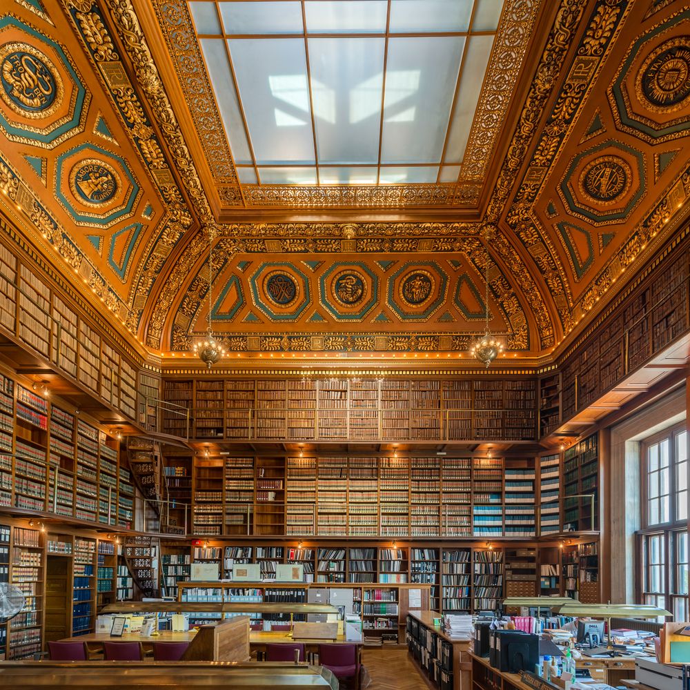 A library in Rhode Island State House
