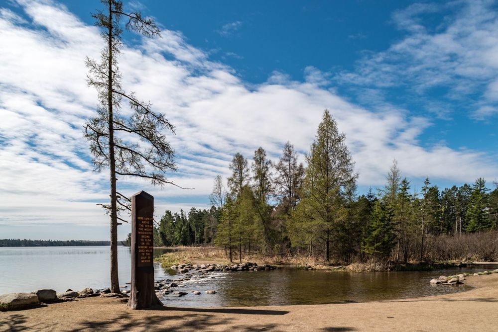 Scenic view of Itasca State Park