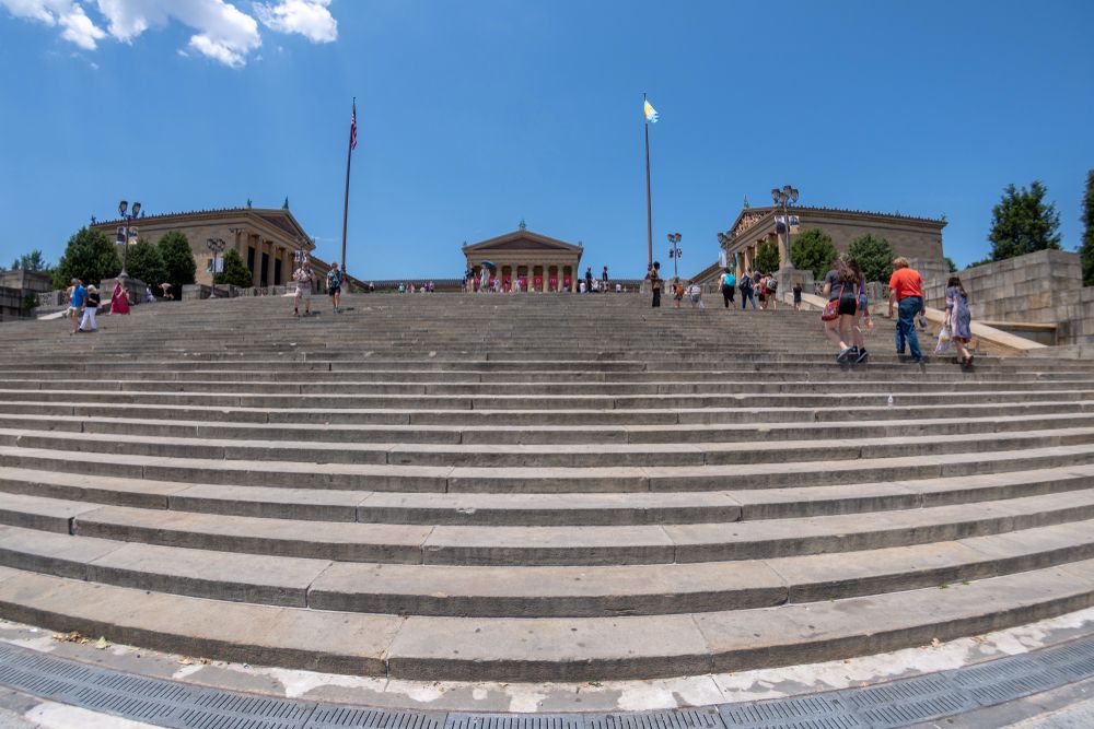 The steps of Rocky steps