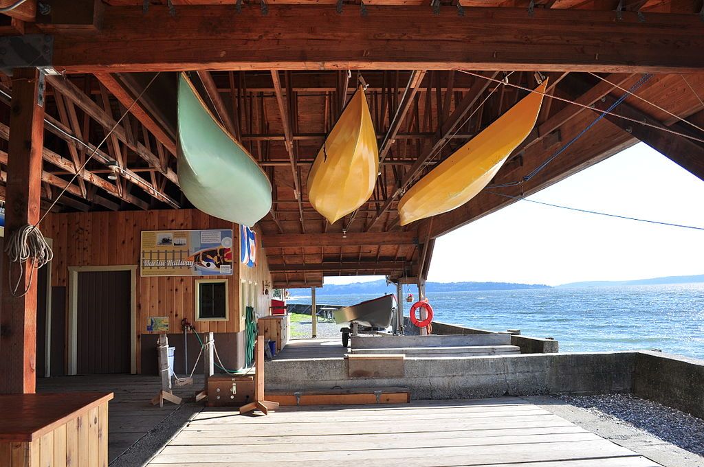 Boathouse at Cama Beach Historical State Park