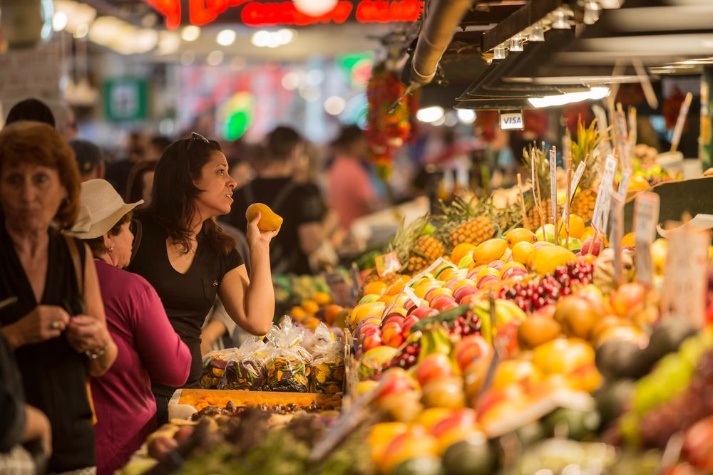 Fresh produce at Pike Place Market