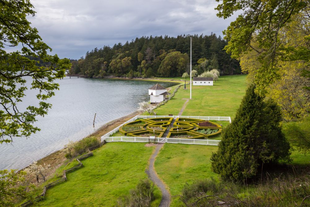 Aerial view of San Juan Island National Historic Park