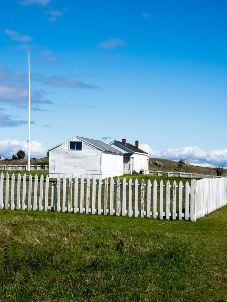 A house at San Juan Island National Historic Park