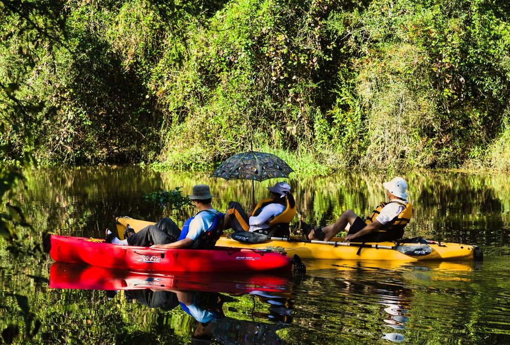 Kayaking at Big Island Slough