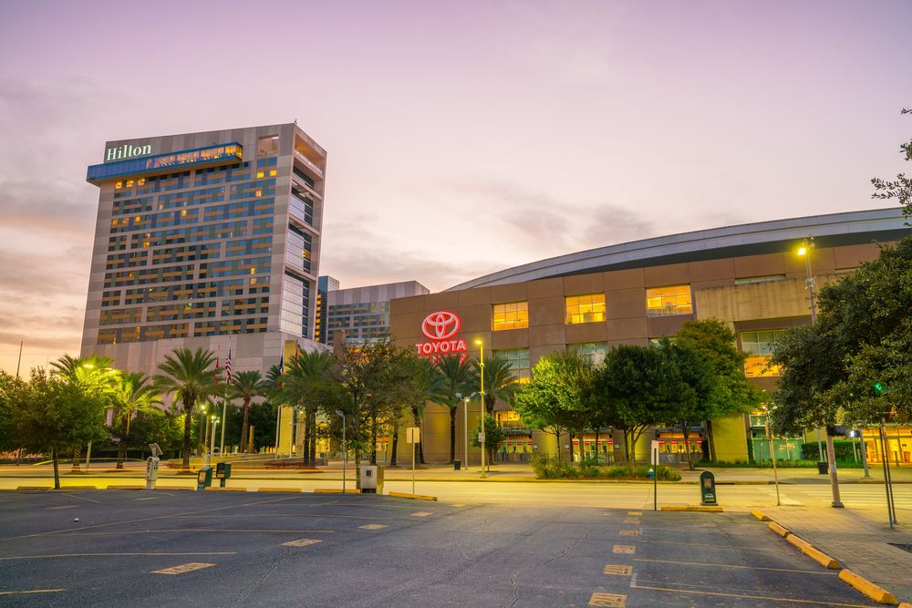 Exterior of Toyota Center