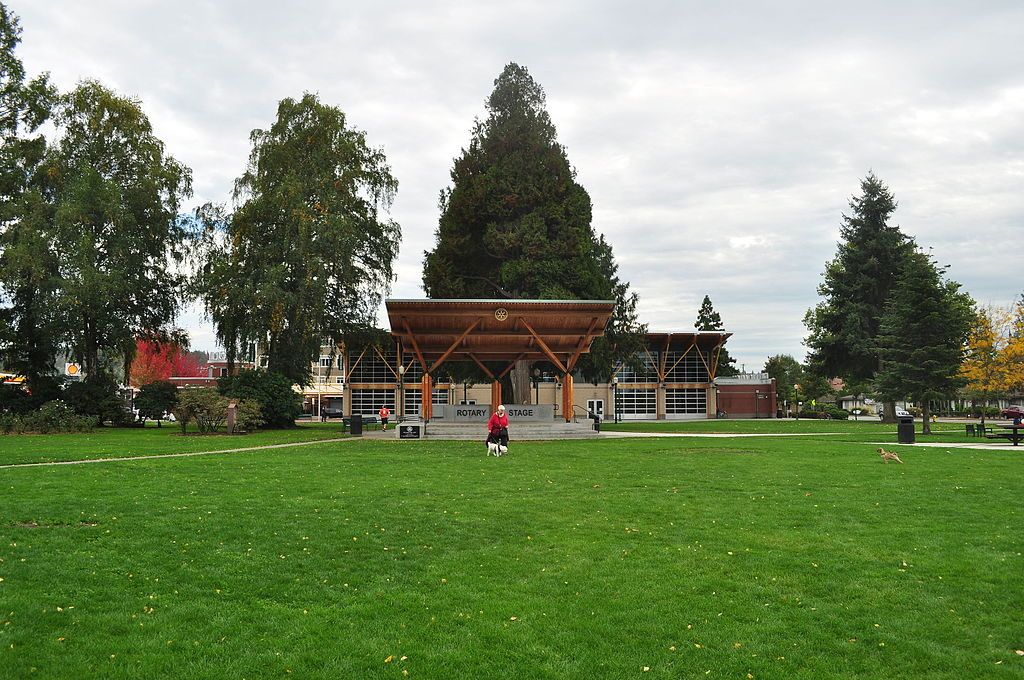 The grounds of Pioneer Park