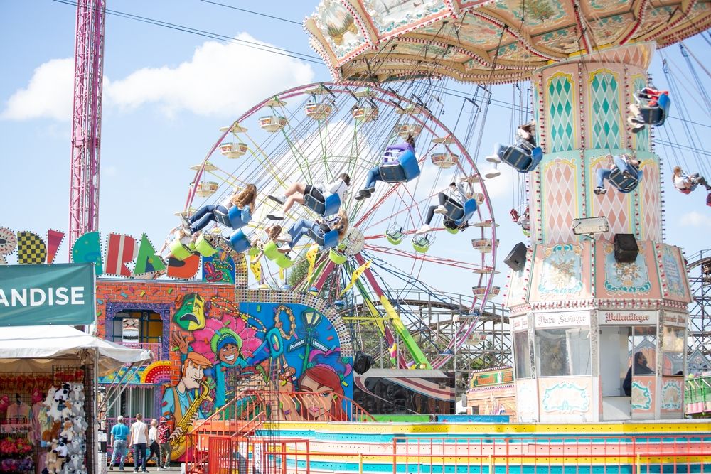 Rides at Washington State Fair