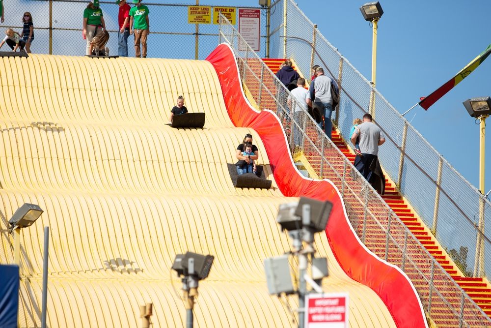 Giant slide at Washington State Fair