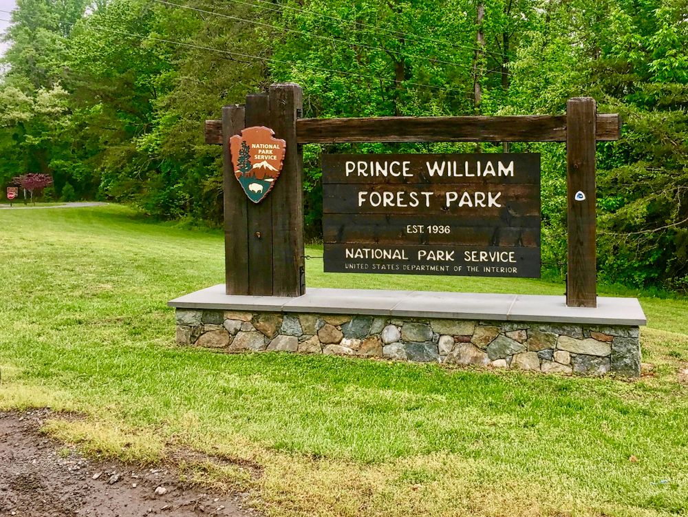 Signage of Prince William Forest Park