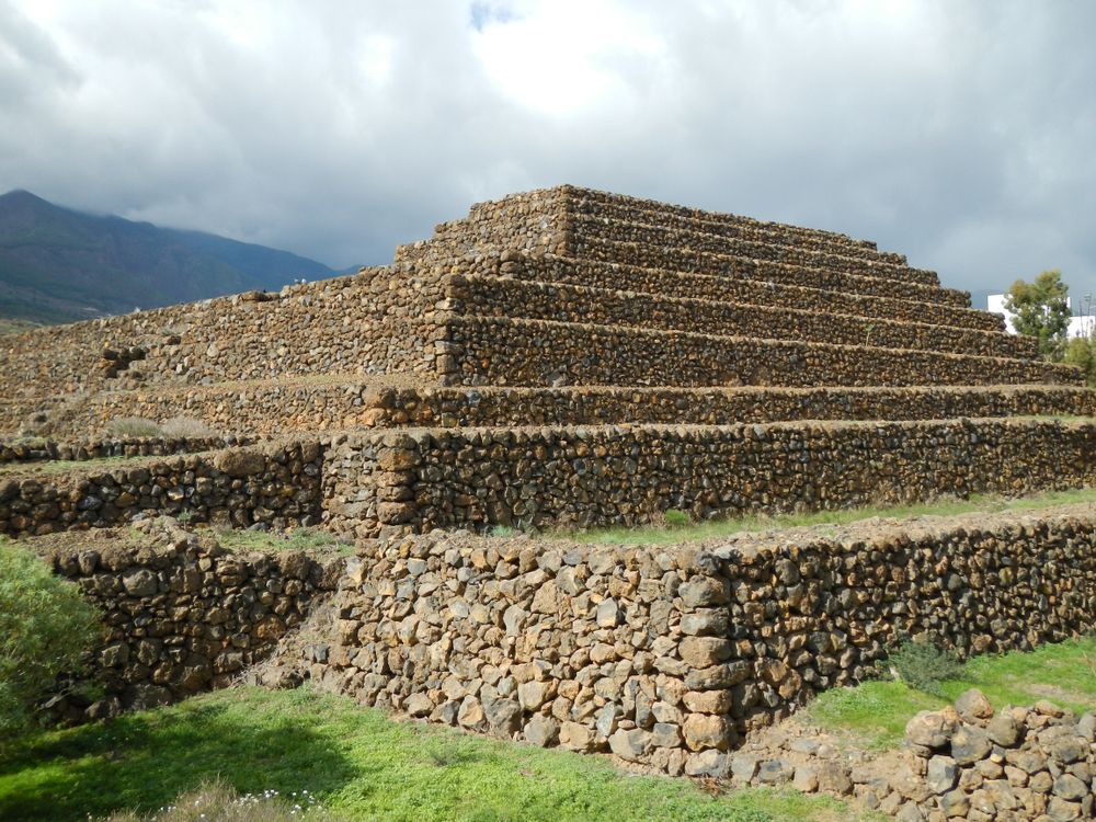 View of Pyramids of Güímar
