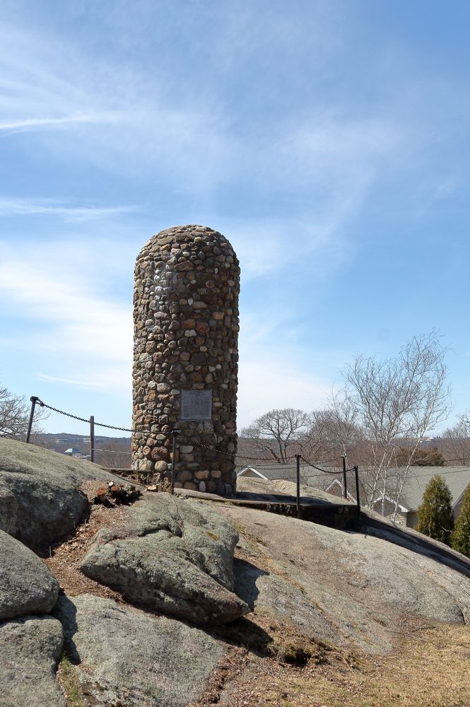 Daytime view of the Abigail Adams Cairn