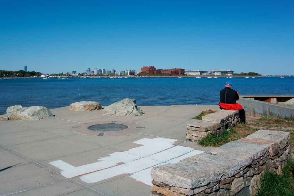 Boston skyline from Squantum Point Park