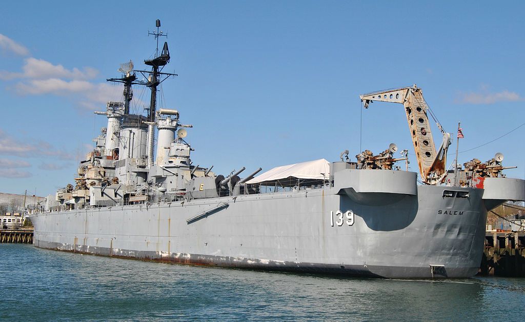The United States Naval Shipbuilding Museum on the waters