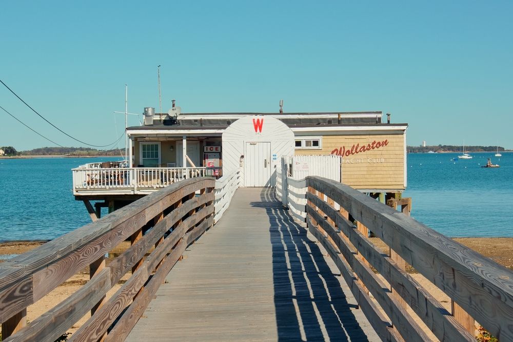 Yacht club at Wollaston Beach