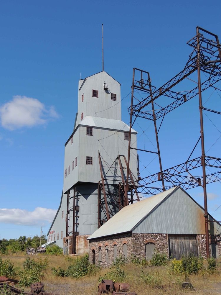 Daytime view of Quincy Mine
