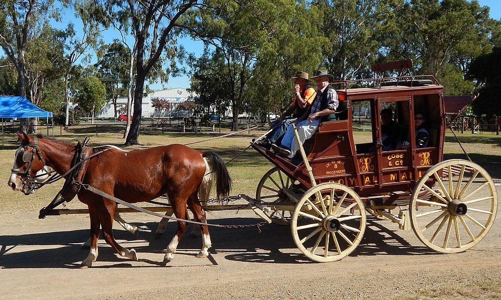 Horse carriage ride at Rockhampton Heritage Village