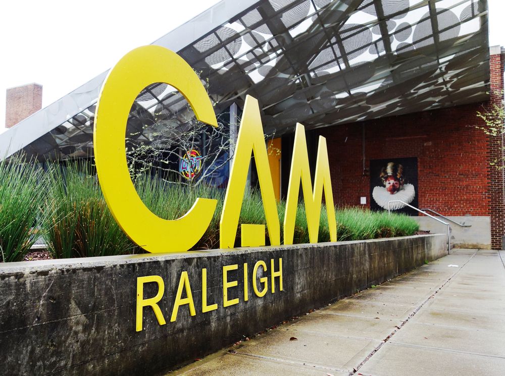 Name sign of Contemporary Art Museum of Raleigh