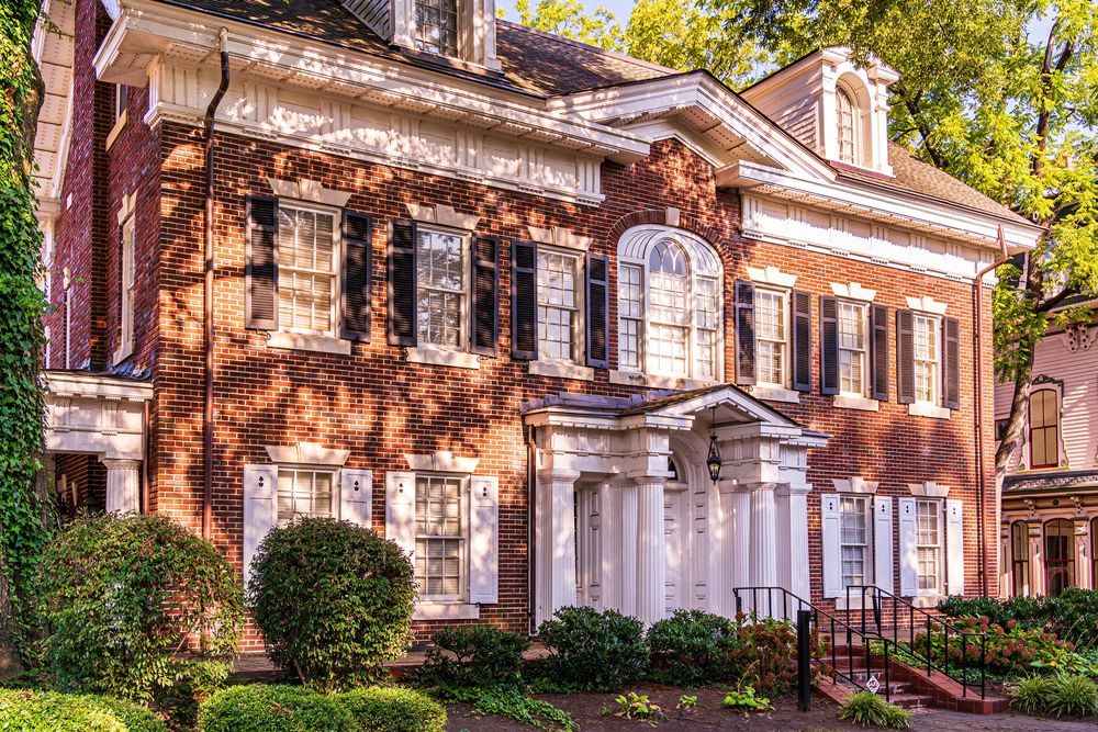 Exterior of a house at Historic Oakwood