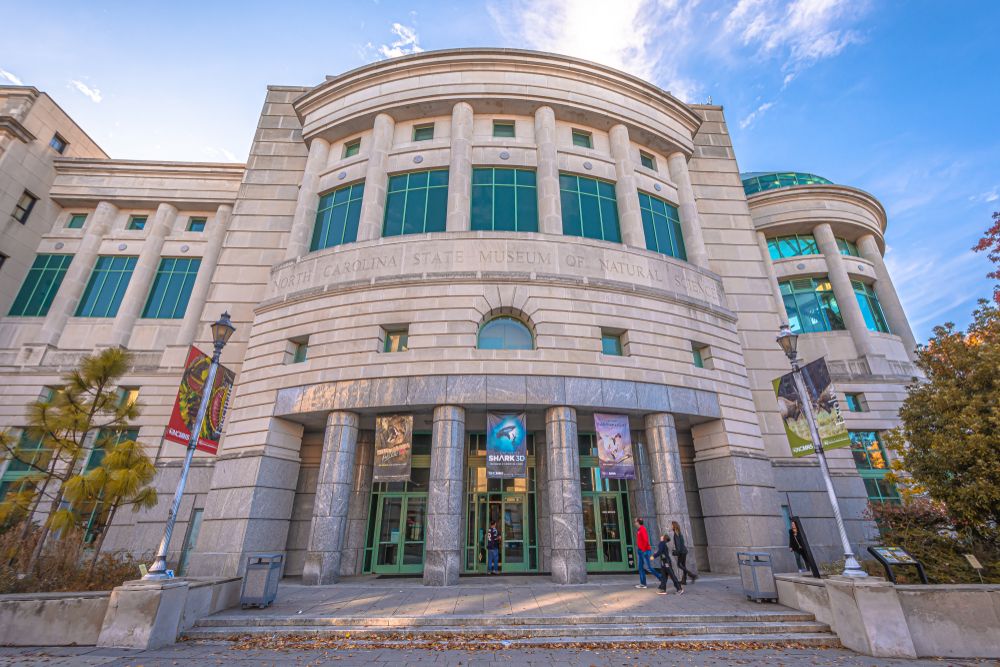 Front exterior of North Carolina Museum of Natural Sciences