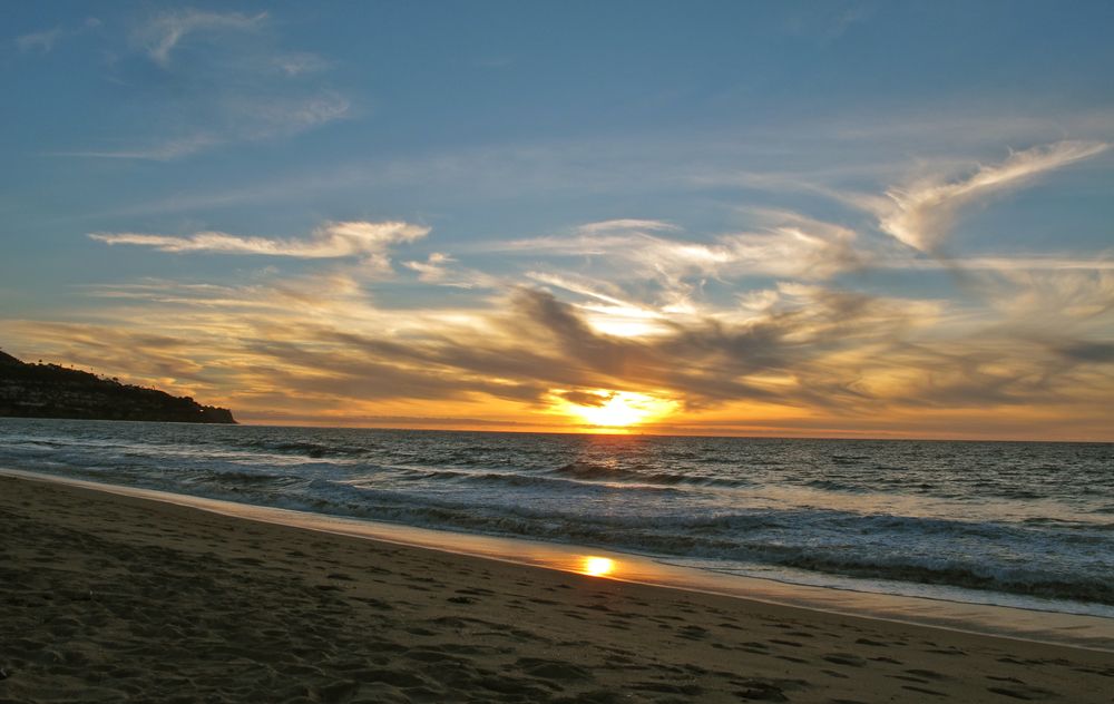 Sunset at Torrance Beach