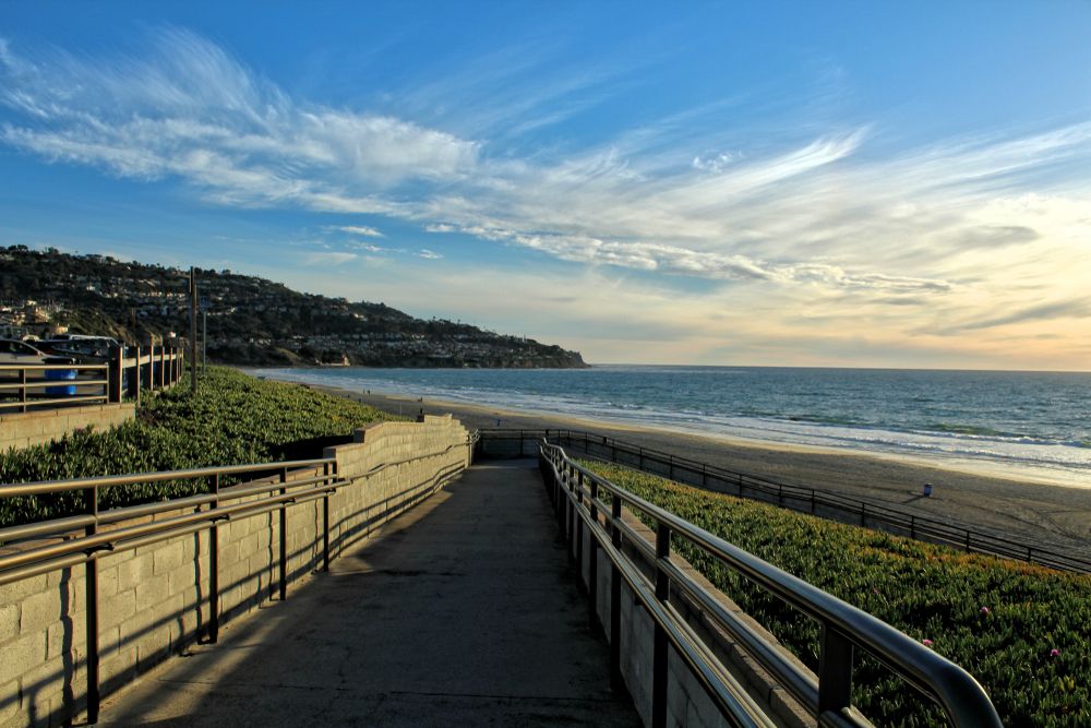 Pathway at Torrance Beach