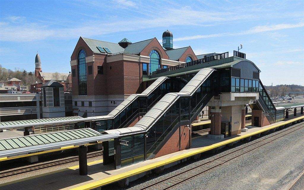 Facade of Albany-Rensselaer Amtrak Station