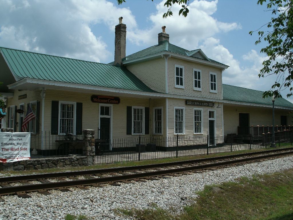 Exterior of the Conyers Welcome Center