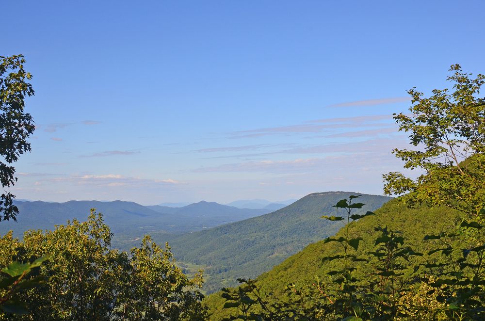 Scenic views from Mcafee Knob Trail