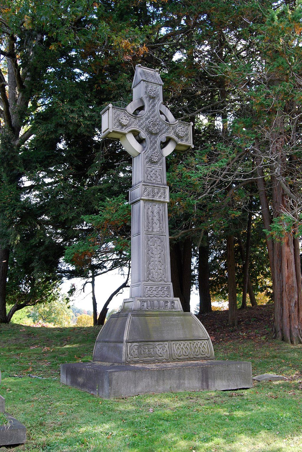 Fuller monument at Oakwood Cemetery
