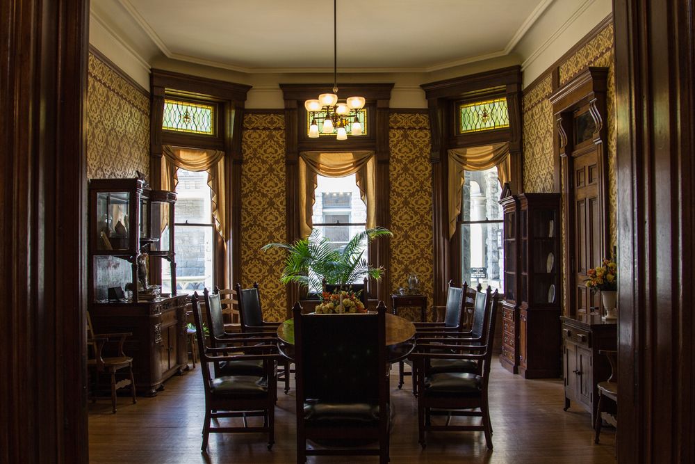 Dining room in the Ohio State Reformatory