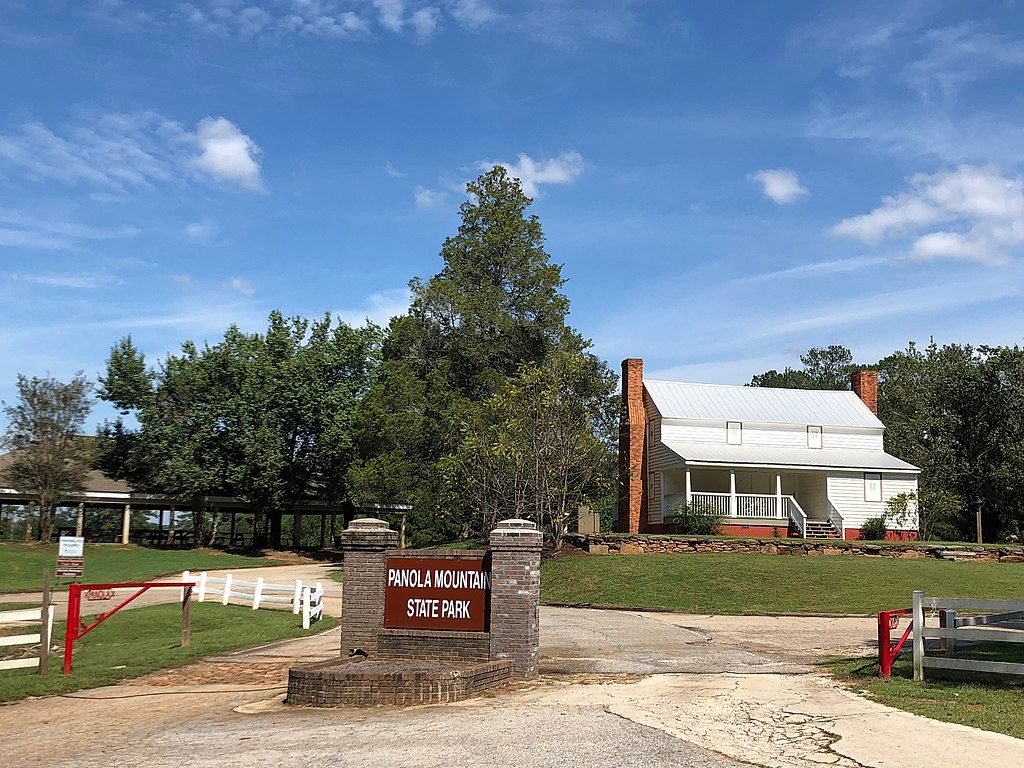 Signage of Panola Mountain State Park