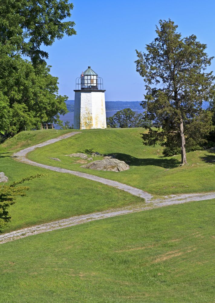 A lighthouse at Stony Point Battlefield