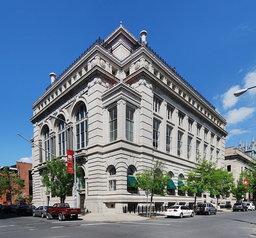 Exterior of the Troy Savings Bank Music Hall