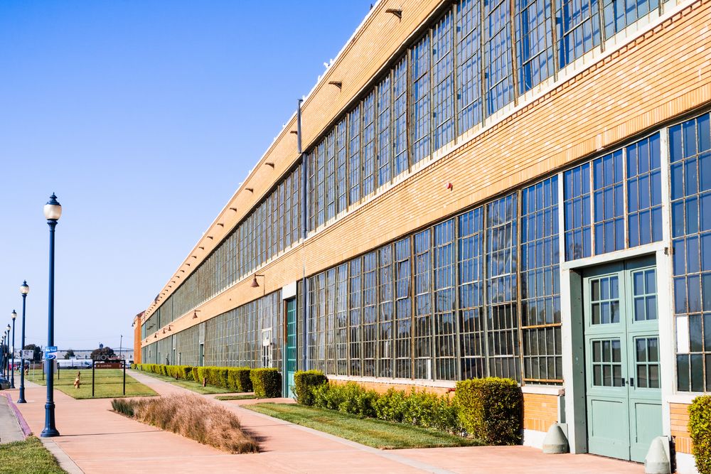 Facade of Craneway Pavilion