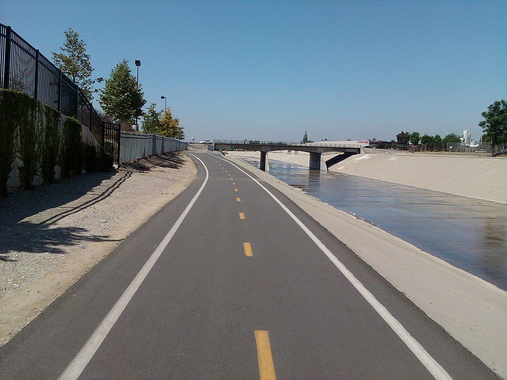 Daytime view of Rio Hondo River Trail