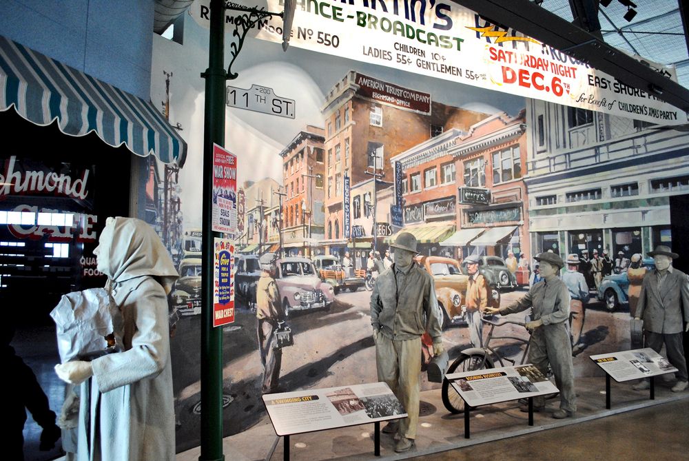 Exhibit in Rosie the Riveter World War II Park
