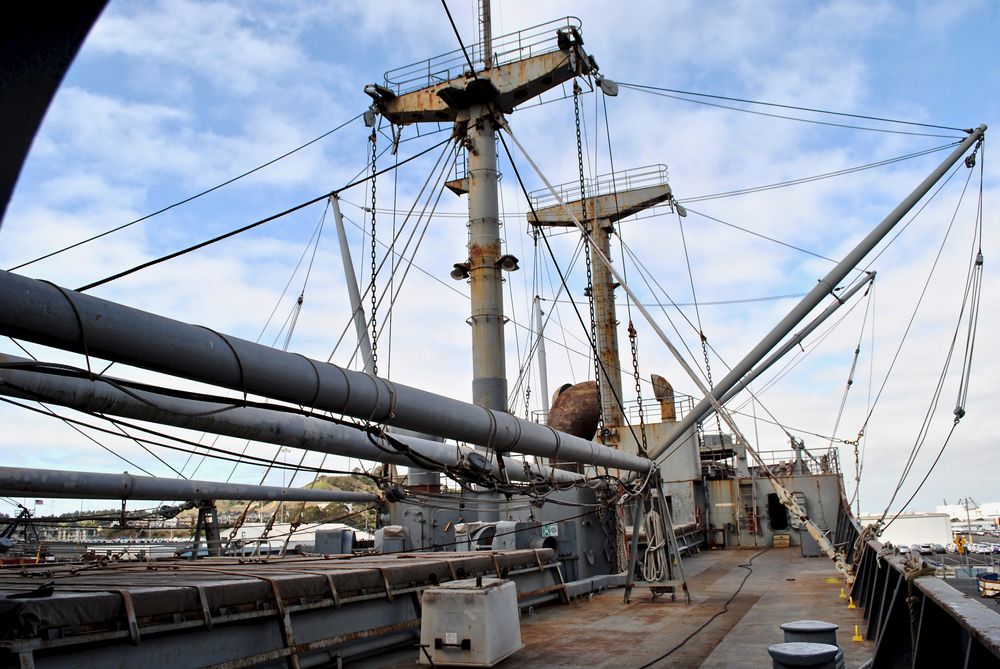 View from within the SS Red Oak Victory