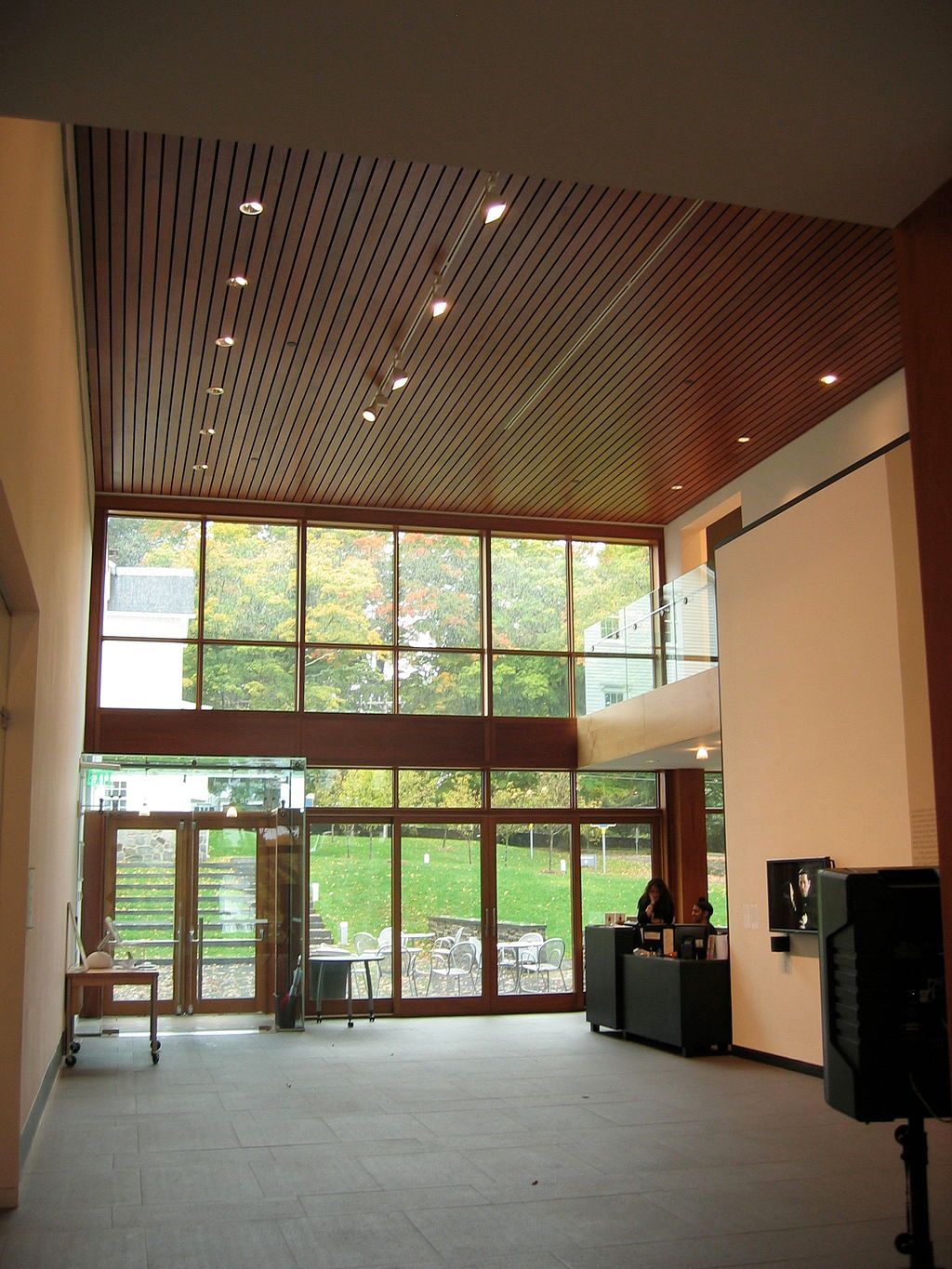 Interior of the Aldrich Contemporary Art Museum