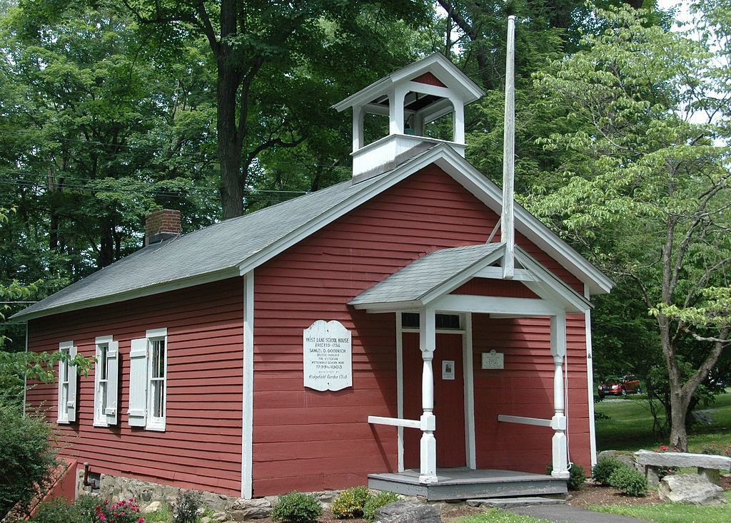 Exterior of the Peter Parley Schoolhouse