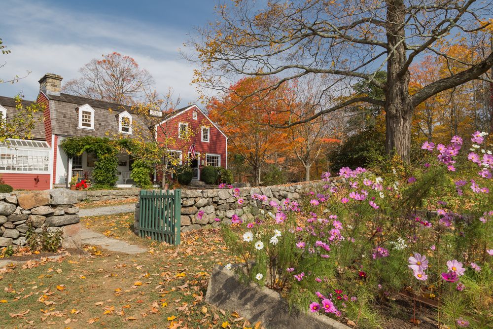 Visitor center of Weir Farm National Historical Park