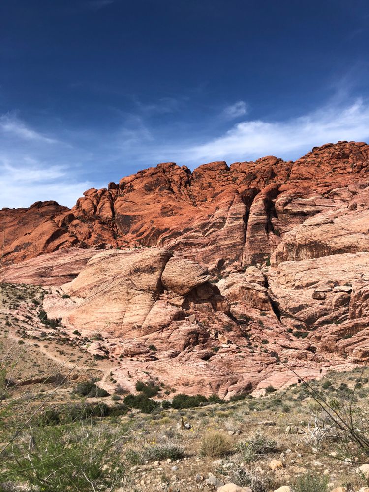Canyon views along Red Rock Canyon Scenic Drive