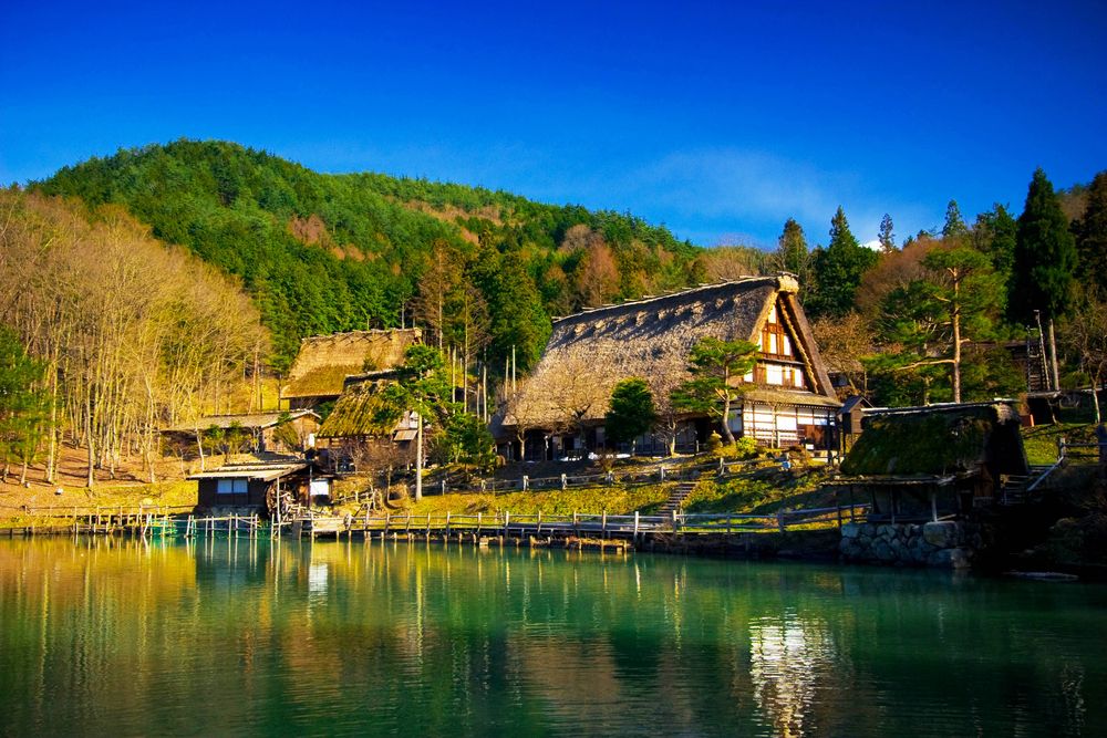 View of Hida no Sato