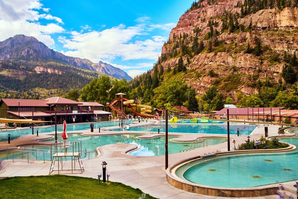 The waters of Ouray Hot Springs