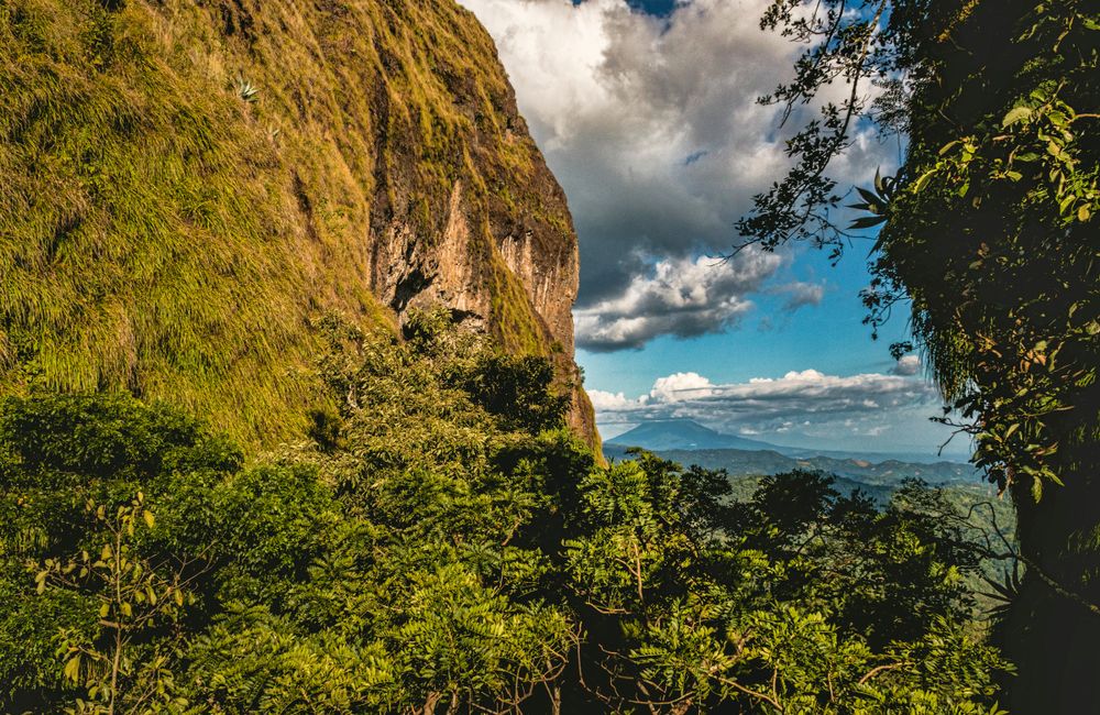 View of a Volcano From Puerta del Diablo