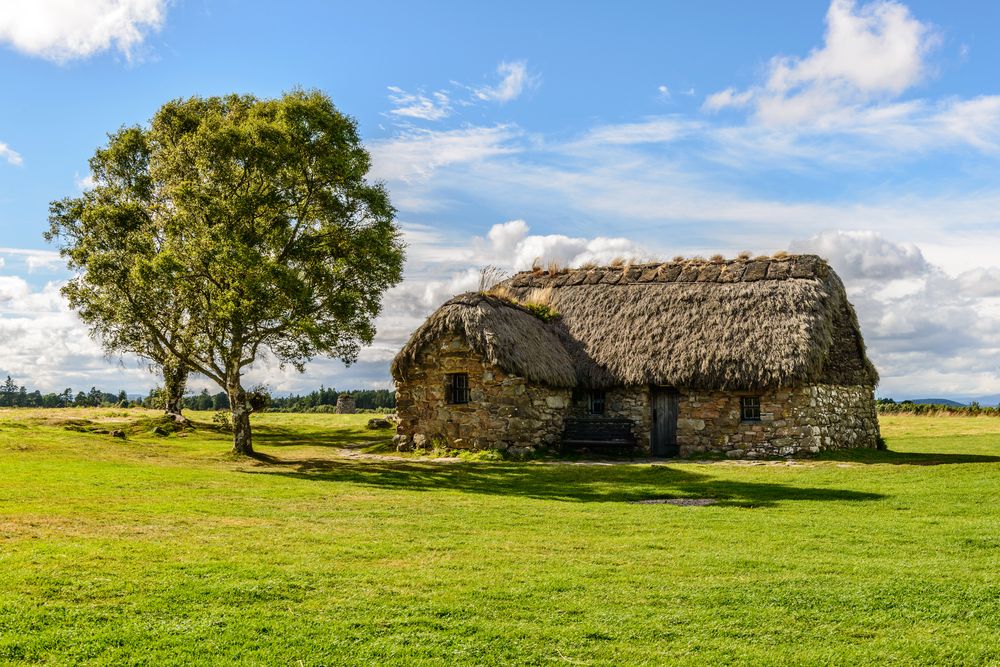 A Traditional House in the Culloden Battlefield