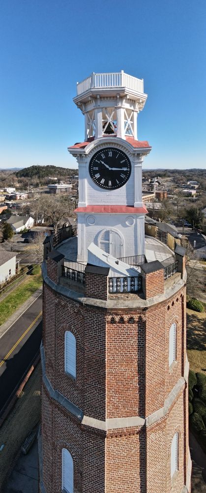 Aerial view of Clock Tower